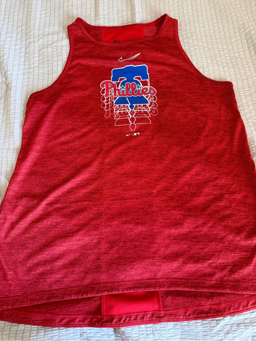 Nike Red Phillies Graphic Athletic Tank